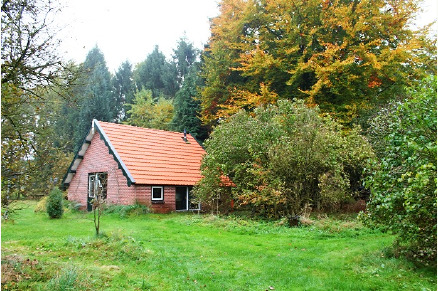 Huisje op landgoed met weide in De Kiel Drenthe VMP083