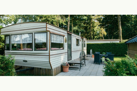 Stacaravan op Het Caitwickerzand  Veluwe met paardenweide VMP077